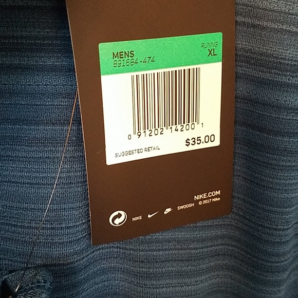 Nike Men's Running/ Workout Dryfit Shirt - Picture 4 of 7